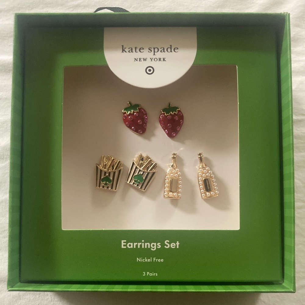 Kate Spade 3 Pc. Earrings Set